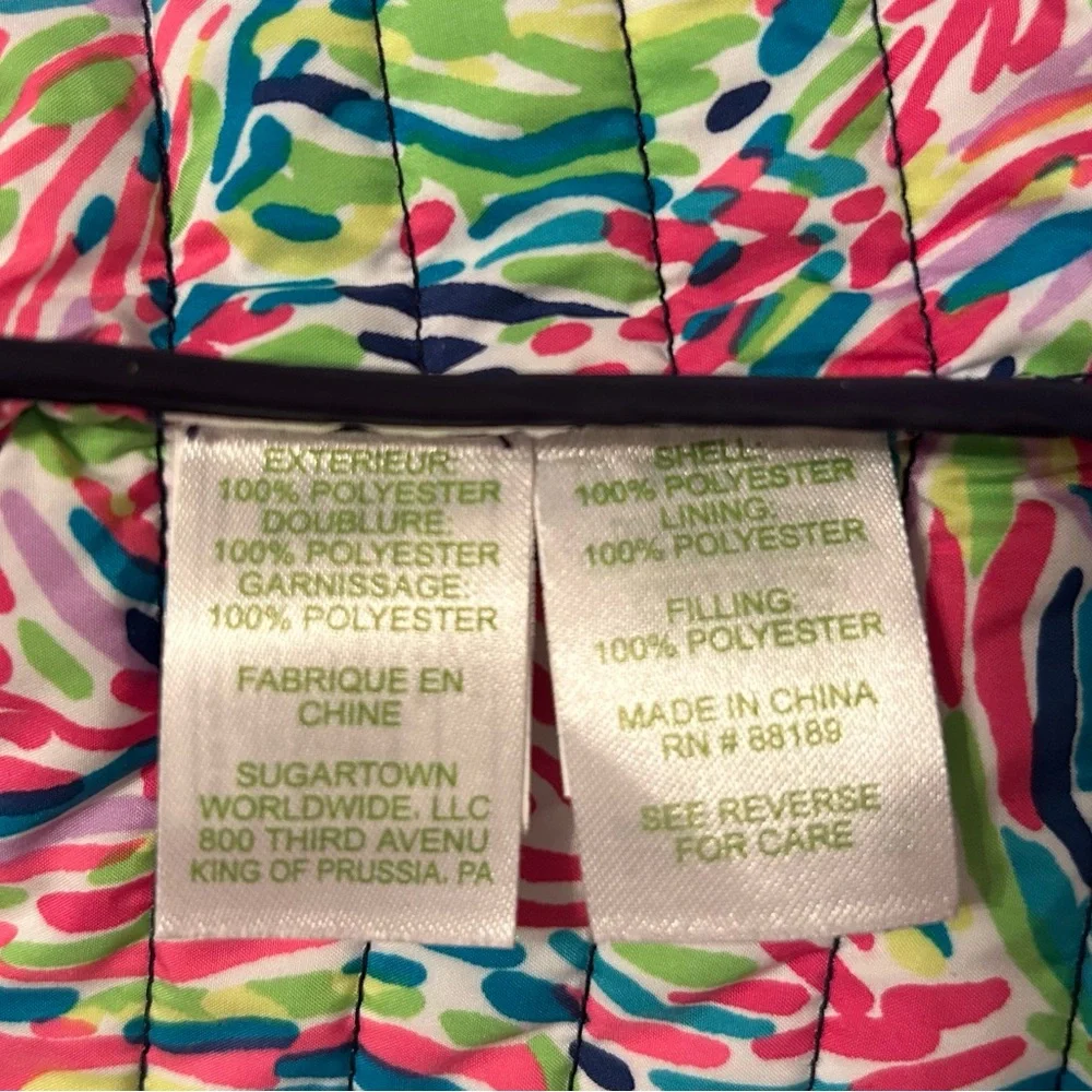 Lilly Pulitzer navy quilted vest - Picture 13 of 13